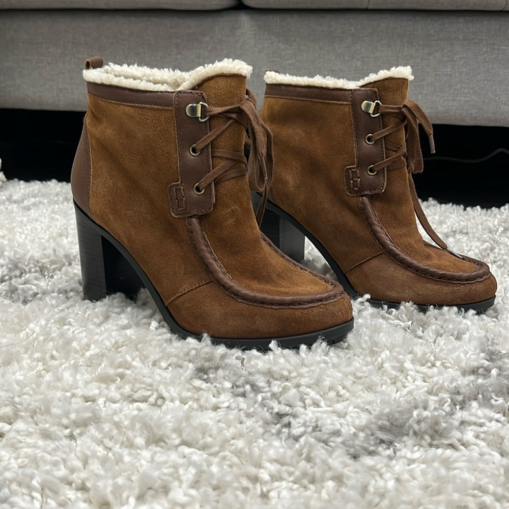 Sam Edelman Madge Mocha Suede Boots